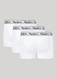Pepe Jeans Beyaz Erkek Boxer PMU10975 800 PEPE TK 3P