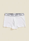Pepe Jeans Beyaz Erkek Boxer PMU10975 800 PEPE TK 3P