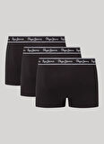 Pepe Jeans Siyah Erkek Boxer PMU10975 999 PEPE TK 3P