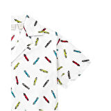 Erkek Çocuk Yarış Arabası Baskılı Gömlek TUC.11367686