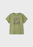 Erkek Çocuk Basic T-Shirt-Haki | 6 YAŞ