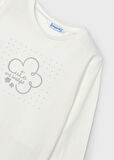 Kız Çocuk Sweatshirt - Beyaz | 9Y