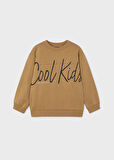 Erkek Çocuk Sweatshirt - Kahverengi | 6 YAŞ
