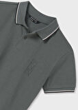 Mayoral Erkek Çocuk Sırt Baskılı Polo Tshirt 10-14 Yaş Yeşil
