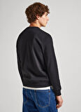 Pepe Jeans Bisiklet Yaka Siyah Erkek Sweatshırt PM582557 999 RANDALL