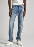 Pepe Jeans Normal Bel Regular Straight Erkek Denim Pantolon PM207394MI9-000 STRAIGHT JEANS