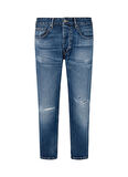 Pepe Jeans Normal Bel Tapered Fit Erkek Denim Pantolon PM207392RG9-000 TAPERED JEANS