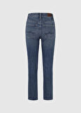 Pepe Jeans Yüksek Bel Düz Paça Standart Krem Kadın Denim Pantolon PL204590GX80
