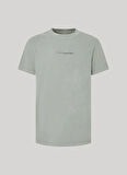 Pepe Jeans Bisiklet Yaka Baskılı Fıstık Erkek T-Shirt PM509231 701 DAVE TEE