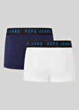 Pepe Jeans Lacivert Erkek Boxer PMU11141 595 SOLID LR TK 2P