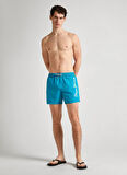 Pepe Jeans Koyu Mavi Erkek Şort Mayo PMB10393 557 LOGO SWIMSHORT