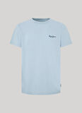 Pepe Jeans Bisiklet Yaka Baskılı Koyu Mavi Erkek T-Shirt PM509367 511 SINGLE CLIFORD