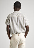Pepe Jeans Slim Fit Bej Erkek Gömlek PM308496 821 PIPPER