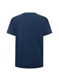 Pepe Jeans Bisiklet Yaka Baskılı Lacivert Erkek T-Shirt PM509381 594 CHERRY