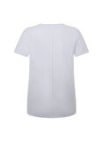 Pepe Jeans Bisiklet Yaka Baskılı Beyaz Kadın T-Shirt PL505822