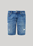 Pepe Jeans Tapered Fit Erkek Denim Şort PM801084RH7 000 TAPER SHORT