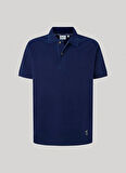 Slim Fit Lacivert Erkek Polo T-Shirt PM542143 561 HUDSON