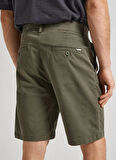 Pepe Jeans Regular Fit Yeşil Erkek Şort PM801092 679 REGULAR CHINO SHO