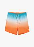 Pepe Jeans Koyu Mavi Erkek Şort Mayo PMB10398 557 TIE DYE SWIMSHORT