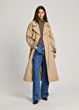 Pepe Jeans Bej Kadın Trençkot PL402446
