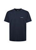 Pepe Jeans Bisiklet Yaka Lacivert Erkek T-Shirt PM509636-594 SOMERTON TEE