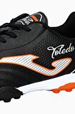 Joma Toledo JR 201 Back Turf TOJS2401TF Siyah Çocuk Halı Saha Ayakkabı