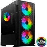BİGGAMEX SL47 RYZEN 5 3600 16GB RAM 256GB SSD 1TB HDD  8GB RX580 MASAÜSTÜ OYUNCU BİLGİSAYARI