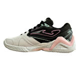 Joma Set 2501 Siyah Beyaz Toprak Kort Kadın Tenis Ayakkabısı TSELS2501C