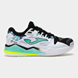 Joma Spin Men 2542 Blanco Turquesa All Court Erkek Tenis Ayakkabısı TSPINS2542OM