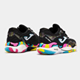Joma Smash Men 2591 Negro Multicolor Toprak Kort Erkek Tenis Ayakkabısı TSMAS2591C
