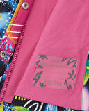 Tuc Tuc Kız Çocuk Su Geçirmez Yağmurluk