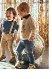 Mayoral Erkek Bebek Denim Pantolon 18-36 Ay Mavi