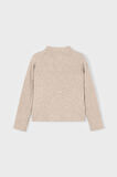 Kız Çocuk Fitilli Balıkçı Yaka Triko Kazak - Bej | 10 Yaş
