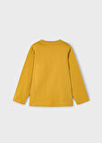 Mayoral Sarı Erkek Çocuk Baskılı Uzun Kollu Tişört 4087