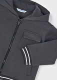 Mayoral Gri Erkek Çocuk Fermuarlı Sweatshirt 4427