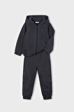 Erkek Çocuk Kapüşonlu Eşofman Takımı - Antrasit | 10 Yaş