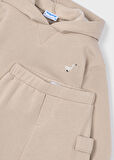 Mayoral Bej Kız Çocuk Kargo Etek ve Sweatshirt Takım 4935