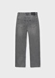Mayoral Kız Çocuk Gri Bol Paça Kot Pantolon 7574
