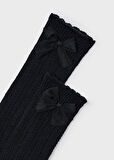 Mayoral Siyah Kız Çocuk Uzun Çorap 10055