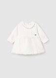 Mayoral Newborn Kız Bebek Tül Gövdeli Triko Elbise