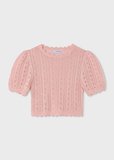 Mayoral Kız Çocuk Dekoratif T-shirt Pembe - 03003