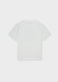 Mayoral Erkek Çocuk Kabartma Desenli  T-shirt Krem - 06031