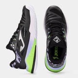 Joma TSPILS2601OM Spin Lady Toprak Kort Kadın Padel Ayakkabısı Siyah/Lime