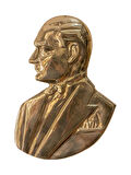 PiMarks Pirinç Döküm Smokinli Atatürk Silueti