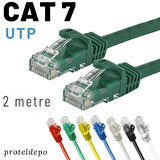 IRENIS 2 metre CAT7 Kablo Ethernet Network İnternet Lan Ağ Kablosu 