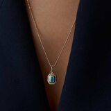 Turkuaz Payon  Kolye