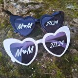 Gözlük Camı İçin Sticker Gelin Damat Gözlüğü Gözlük Sticker GÖZLÜK DAHİL DEĞİLDİR