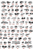 Off Road Sticker Tüm Araçlar İçin Sticker 30 cm Off Road Yazısı Ve Çeşitleri