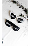 Gözlük Dahil Gözlük İçin Sticker Gelin Damat Gözlüğü İçin Yazılı Gözlük Bride Party