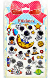 Sticker Kabartmalı Stiker Defter Planlayıcı Etiket (YQA012)-20x14cm - Moon Astranot